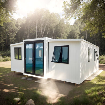 quality  Aluminium Sliding Windows Expandable Container House with Led Natural Light factory