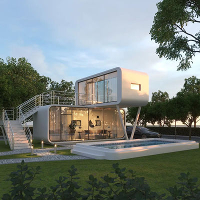 Phong cách hiện đại căn hộ đơn kính phòng nắng Apple Cabin