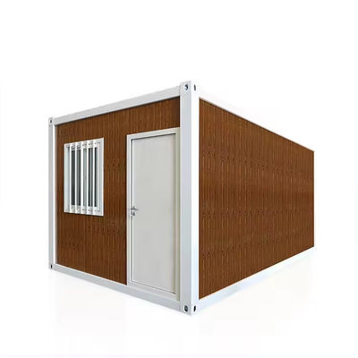 Nhà container vận chuyển bằng thép nhỏ gọn với cửa trượt PVC