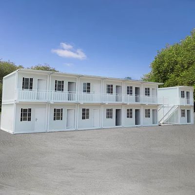 Nhà container vận chuyển bằng thép nhỏ gọn với cửa trượt PVC