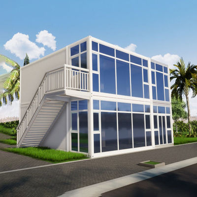 Σύγχρονο σχεδιασμό Flat Pack Container House Ενυδατοασφαλής Μονουλικές κατοικίες δοχείων
