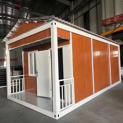 Πυροσβεστικό Flat Pack Container House Προσαρμόσιμο Flat Pack Shipping Container Σπίτια