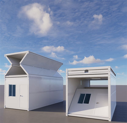 Z Shaped Waterproof Container Foldable House Fire Resistant For Storage