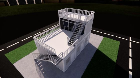 Nhà chứa gấp 40ft cách nhiệt với cửa trượt nhôm