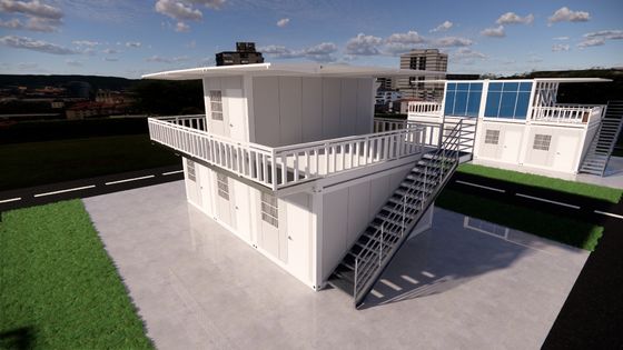 Nhà chứa gấp 40ft cách nhiệt với cửa trượt nhôm