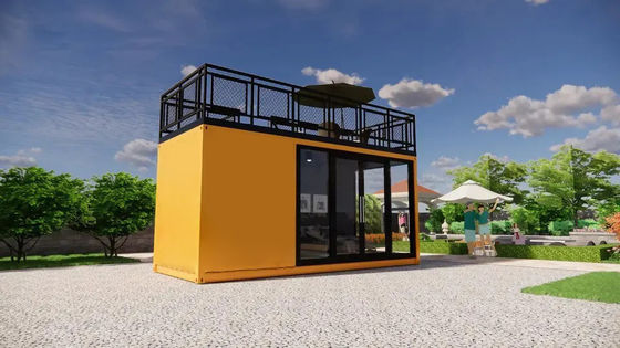 Chuẩn bị lắp đặt nhà mô-đun gấp chống gió và cách nhiệt