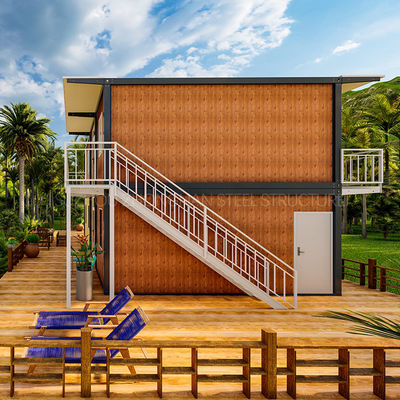 Steel Frame Welded Fold Out Container House Corrosion Resistance For Dormitory