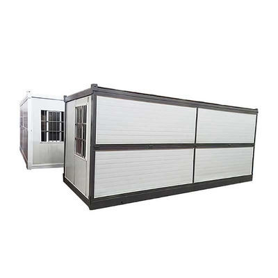 High Security Folding Container House Rock Wool Sandwich Panel Container Folding Homes