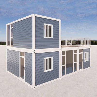 Nhà chứa có thể tháo rời Prefab 2 tầng Nhà chứa lưu trữ tùy chỉnh