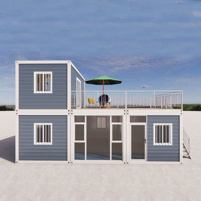 Nhà chứa có thể tháo rời Prefab 2 tầng Nhà chứa lưu trữ tùy chỉnh