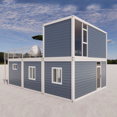 Nhà chứa có thể tháo rời Prefab 2 tầng Nhà chứa lưu trữ tùy chỉnh