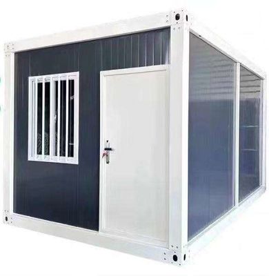 Thép khung tháo rời container nhà an ninh cao với cửa trượt nhôm