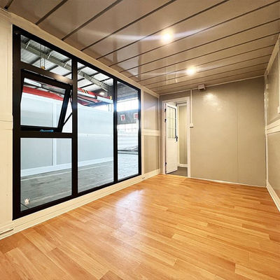 Gỗ 20ft Mini Storage Shipping Container Nhà với cách nhiệt