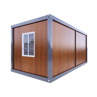 Gỗ 20ft Mini Storage Shipping Container Nhà với cách nhiệt