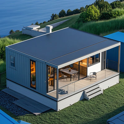 Đường di động Nhà nhỏ Prefabricated Casa Có thể tùy chỉnh với thiết kế mô-đun