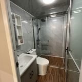 中国 20ft 40ft プリファブ モバイル 3 in 1 折りたたむ式プリファブリックホーム 折りたたむ式コンテナ 2室1ホールで拡張可能な家