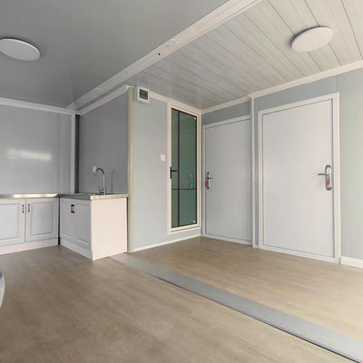 Ορυχείο Αδιάβροχο 20ft 40ft Prefab επεκτάσιμη κοντέινερ σπίτι σάντουιτς Πίνακα 4 υπνοδωμάτια μικροσκοπικό σπίτι προκατασκευασμένο σπίτι για πώληση