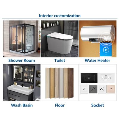 Cấu trúc thép mạnh chống thời tiết Nhà mở rộng cho nhà ở Nhà ở