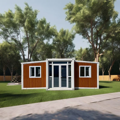 Αδιάβροχο 40ft Container House Επεκτάσιμο μοντέρνο στυλ με ξύλινο πάτωμα