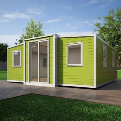 Nhà container mở rộng tùy chỉnh 2 phòng ngủ Nhà mô-đun được chế tạo sẵn