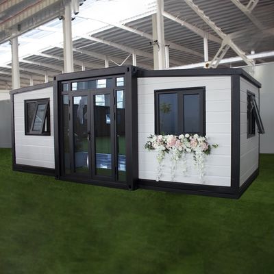 Cấu trúc nhỏ gọn Nhà container mở rộng khung thép Nhà container chế tạo sẵn