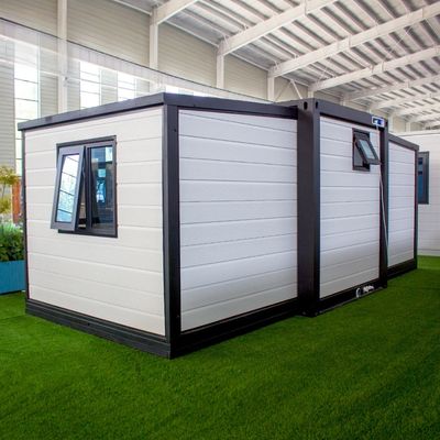 Cấu trúc nhỏ gọn Nhà container mở rộng khung thép Nhà container chế tạo sẵn