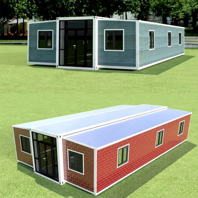 Fully Furnished 30ft Mobile Expandable Prefab House Antiseismic With Bathroom