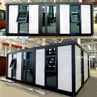 Fully Furnished 30ft Mobile Expandable Prefab House Antiseismic With Bathroom