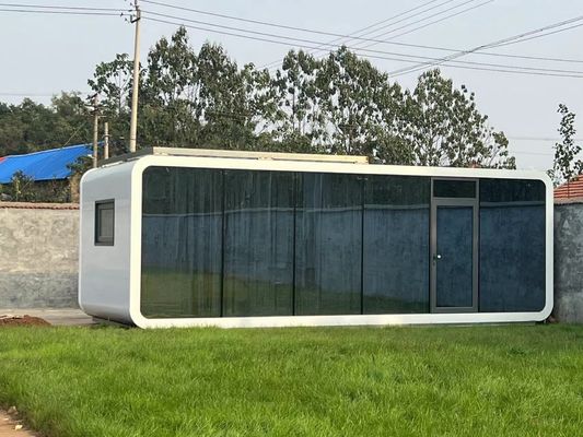 40ft ευρύχωρα στοιβαγμένα σπίτια μήλου διώροφο δοχείο μοντέρνο σπίτι