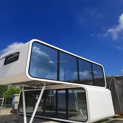 Προκτίσιμο Αδιάβροχο Apple House με Στριβή Γυάλινη Πόρτα Terrace Deck