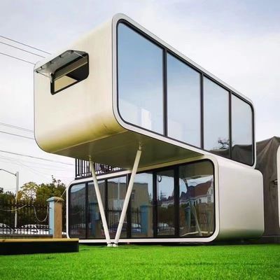 Προκτίσιμο Αδιάβροχο Apple House με Στριβή Γυάλινη Πόρτα Terrace Deck
