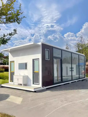 Apple Cabin House Ζυγισμένο χάλυβα σπίτι με προσαρμόσιμο σχέδιο