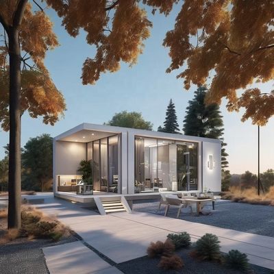 New House Apple Cabin kích thước 20ft 40ft tùy chọn tùy chỉnh màu trắng