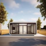 Apple House Cabin Prefab Container Eco-friendly Wood Fiber Board