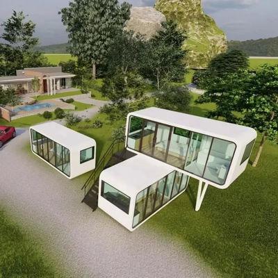 Μοντυλικό Apple House Διπλού Ορόφου Μέγεθος 5,8*2,2m με μπαλκόνι και σκάλα