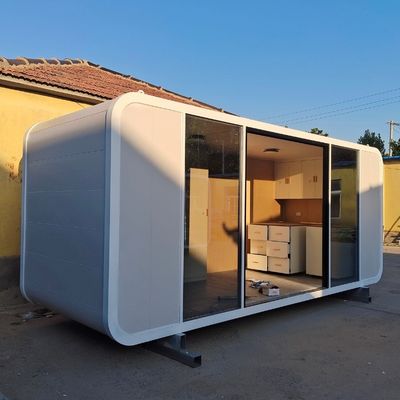 Apple Cabin Prefab House 20ft 40ft Μέγεθος Προαιρετικό χρώμα Προσαρμοσμένο λευκό