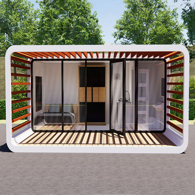 Υψηλής ποιότητας αδιάβροχο 20ft Apple Cabin συναρμολογημένο δοχείο γυάλινα σπίτια βίλα Apple House άνετο πολυτελές διαμέρισμα
