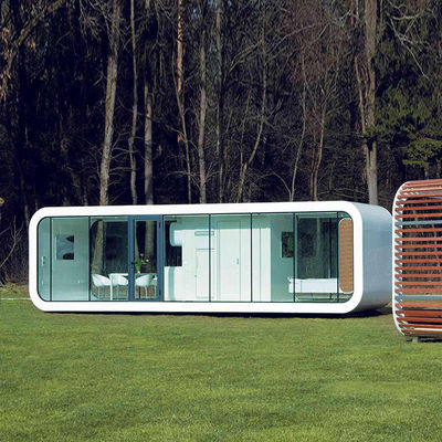 Apple Cabin House Προσαρμοσμένες επιλογές χρώματος διαθέσιμες για εξωτερικό μεταλλικό σκαλισμένο πάνελ και ολοκληρωμένη οροφή