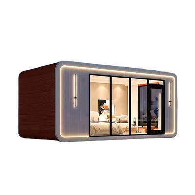 2024 Ζεστή πώληση Apple Cabin κινητό κοντέινερ σπίτι για καφέ γραφείο μικροσκοπικά Pods ξενοδοχείο Χρησιμοποιήστε προσαρμοσμένα ευέλικτα προκατασκευασμένα σπίτια