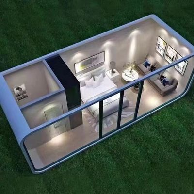 Thiết kế hiện đại 20ft Apple Pod House ngoài trời phổ biến tùy chỉnh cho công việc