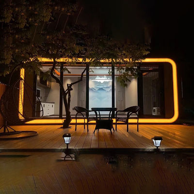 Apple Cabin House Galvanized Steel Frame Dry-Wet Separation Bathroom Composite Wood Floor
