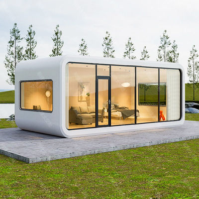 Ατσάλινο πλαίσιο Apple Cabin House Προσαρμοσμένο Apple Office Pod για σύγχρονη ζωή