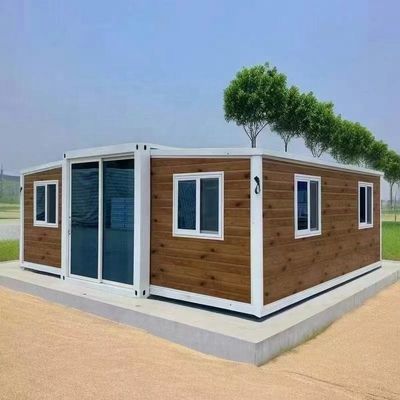 2025 Nhà chứa có thể mở rộng màu trắng với hai phòng ngủ
