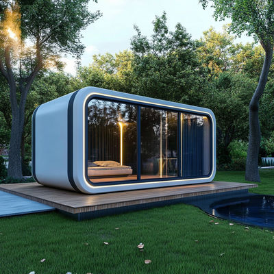 Khung nhà tiền chế không trang trí Apple Cabin Tiny Home Sleeping Space Pod