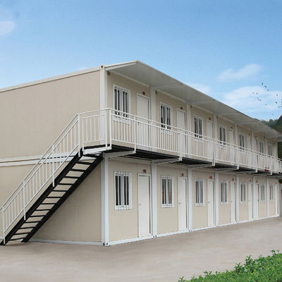 Σύγχρονο Κοντέινερ Κινητό Σπίτι 20ft 40ft Flat Pack Κοντέινερ Σπίτι Δωμάτιο Γραφείο Ready Made Prefab Δύο ορόφους Κοντέινερ Σπίτι