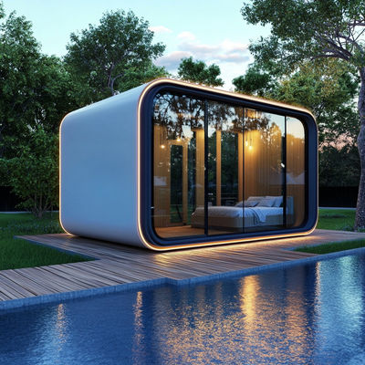 2025 Nhà thông minh thời trang mới Apple Cabin Chiếc lều glamping sang trọng để sống