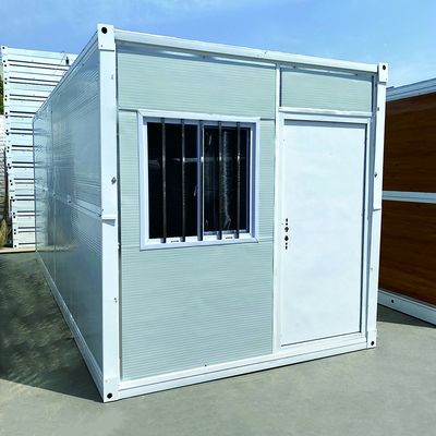 Μοντυλικό Flat Pack Container House Προσαρμόσιμη φορητή λύση διαβίωσης Ιδανική για βιώσιμη στέγαση