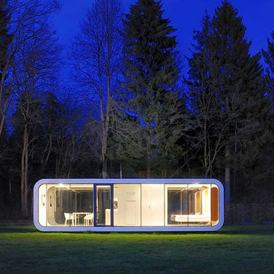 Προετοιμασμένο σπίτι 20ft Apple Cabin με μοντέρνο στυλ τέλειο για άνετη διαβίωση σε αρμονία με τη φύση