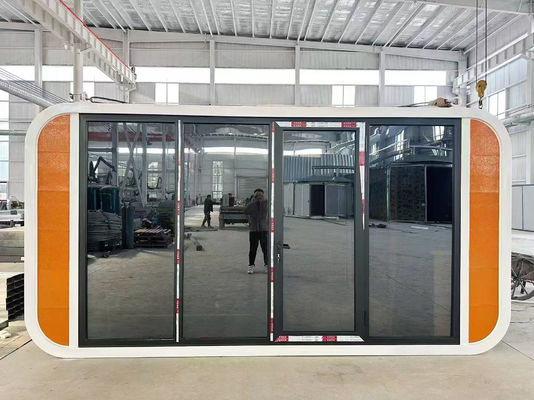 Apple Cabin House có thể tùy biến Khô ướt Phân biệt phòng tắm và đèn Điện