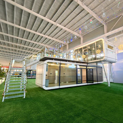 Σύγχρονο 20FT 40FT Apple Cabin House με μπάνιο Στυλάτο κινητό προετοιμασμένο σπίτι